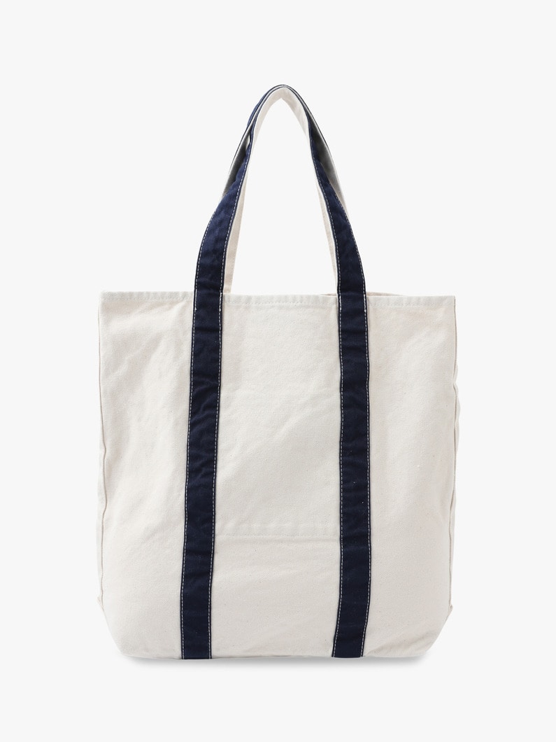Organic Canvas Tote Bag (Vertical) 詳細画像 navy 2