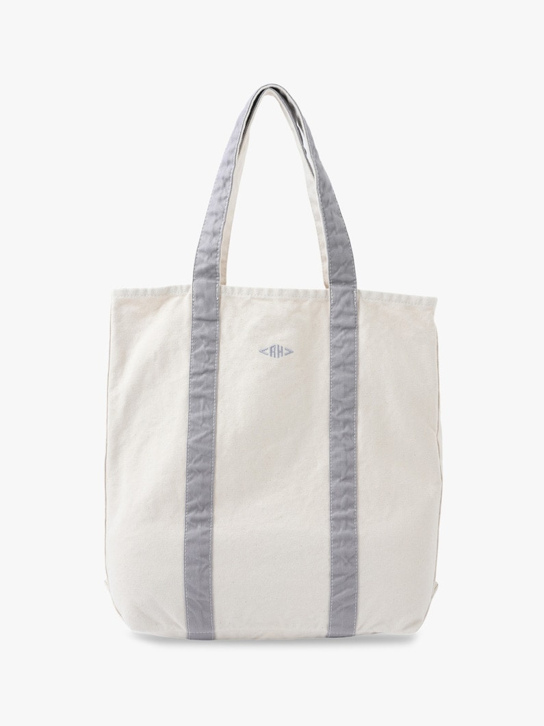 Organic Canvas Tote Bag (Vertical) 詳細画像 gray