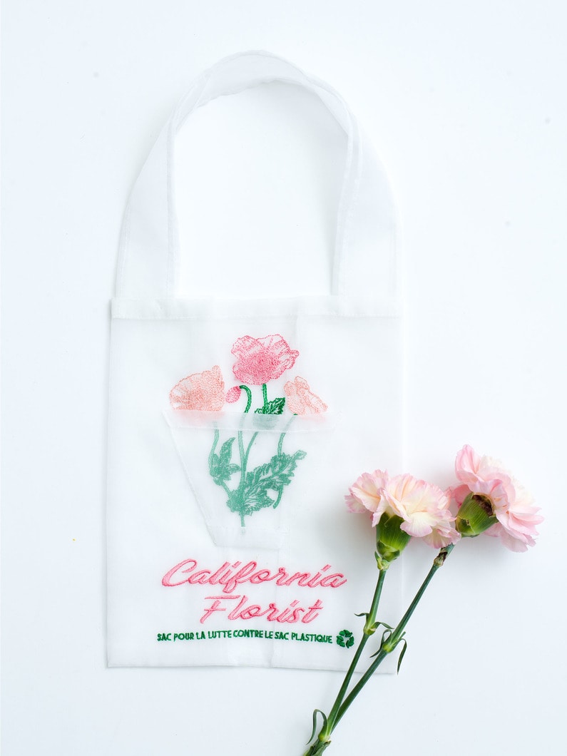 Organdy Tote Bag（California Florist / Small） 詳細画像 pink 1
