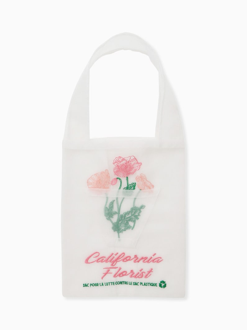 Organdy Tote Bag（California Florist / Small） 詳細画像 pink 3