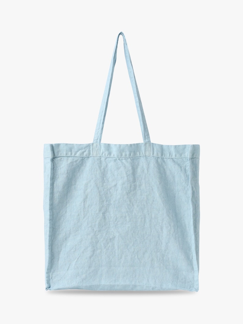Linen Grocery Tote Bag 詳細画像 light blue 1