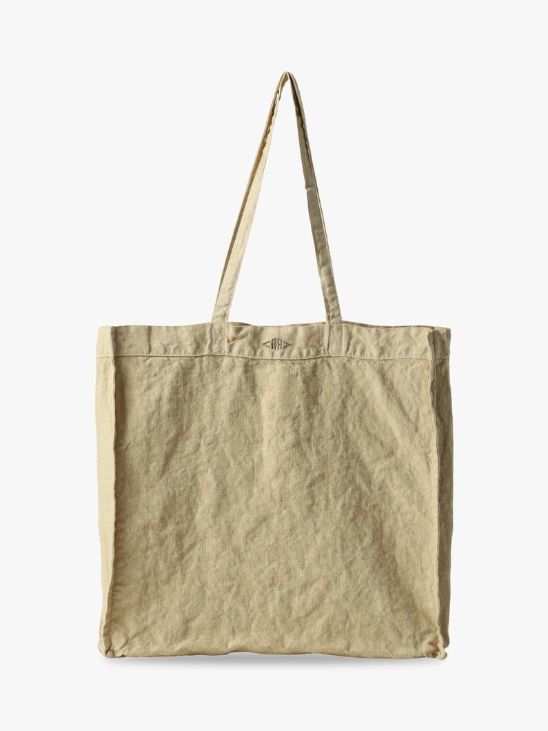 Linen Grocery Tote Bag 詳細画像 sand