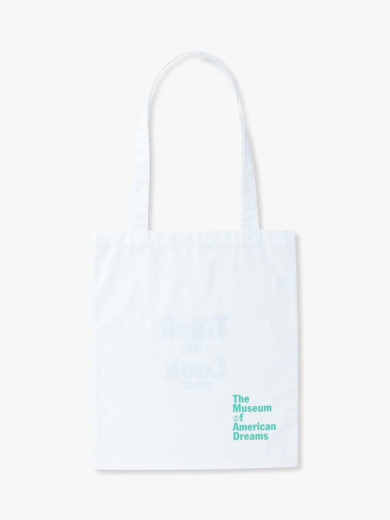 Think Rich Look Poor Tote Bag 詳細画像 turquoise 1