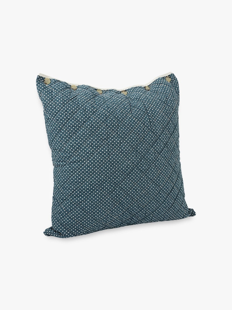 Dot Quilted Pillow (27×27 inch) 詳細画像 brown 2