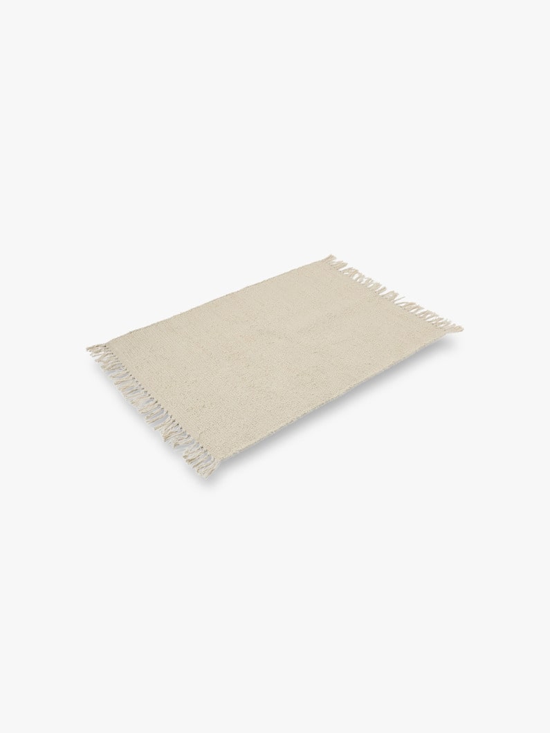 Handwoven Rug (2×3 inch) 詳細画像 cream
