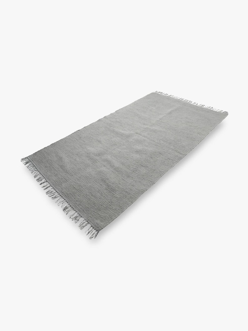 Handwoven Rug (3.5×6 inch) 詳細画像 gray 1