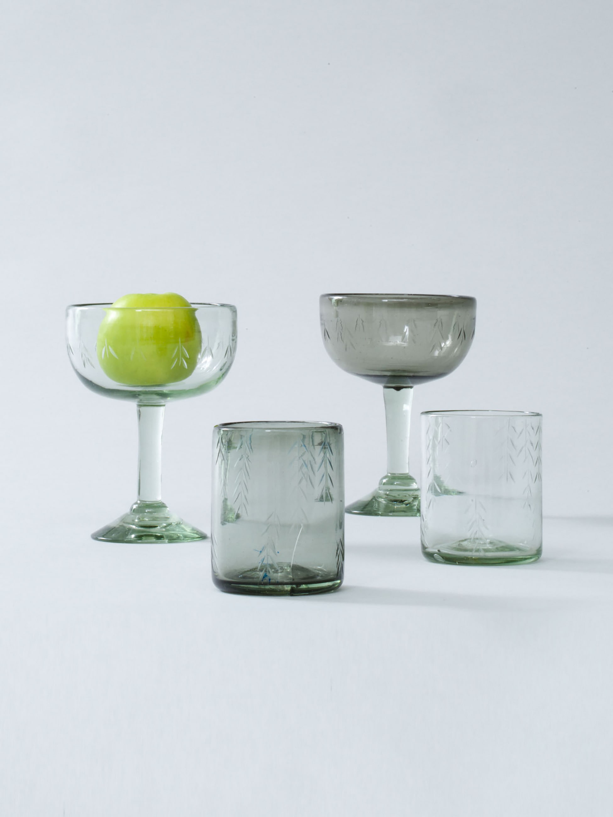 Spike Pattern Cut Cocktail Glass (Clear) 詳細画像 clear 4