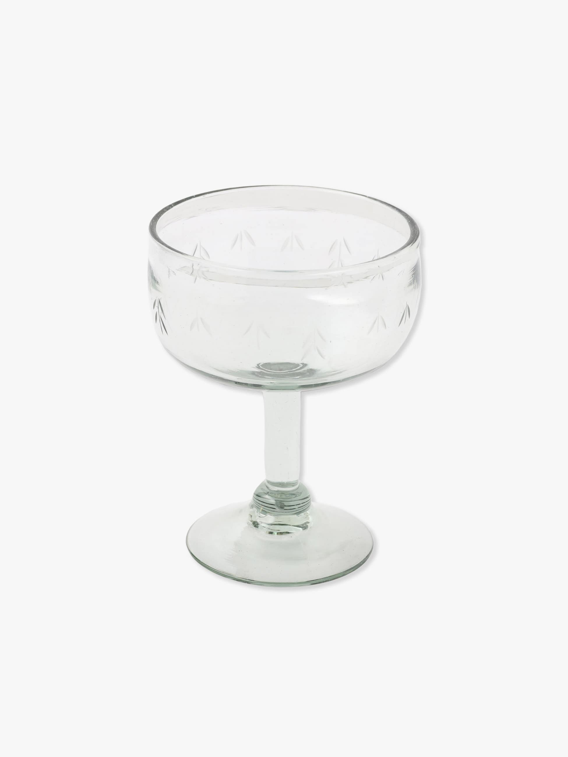 Spike Pattern Cut Cocktail Glass (Clear) 詳細画像 clear 1