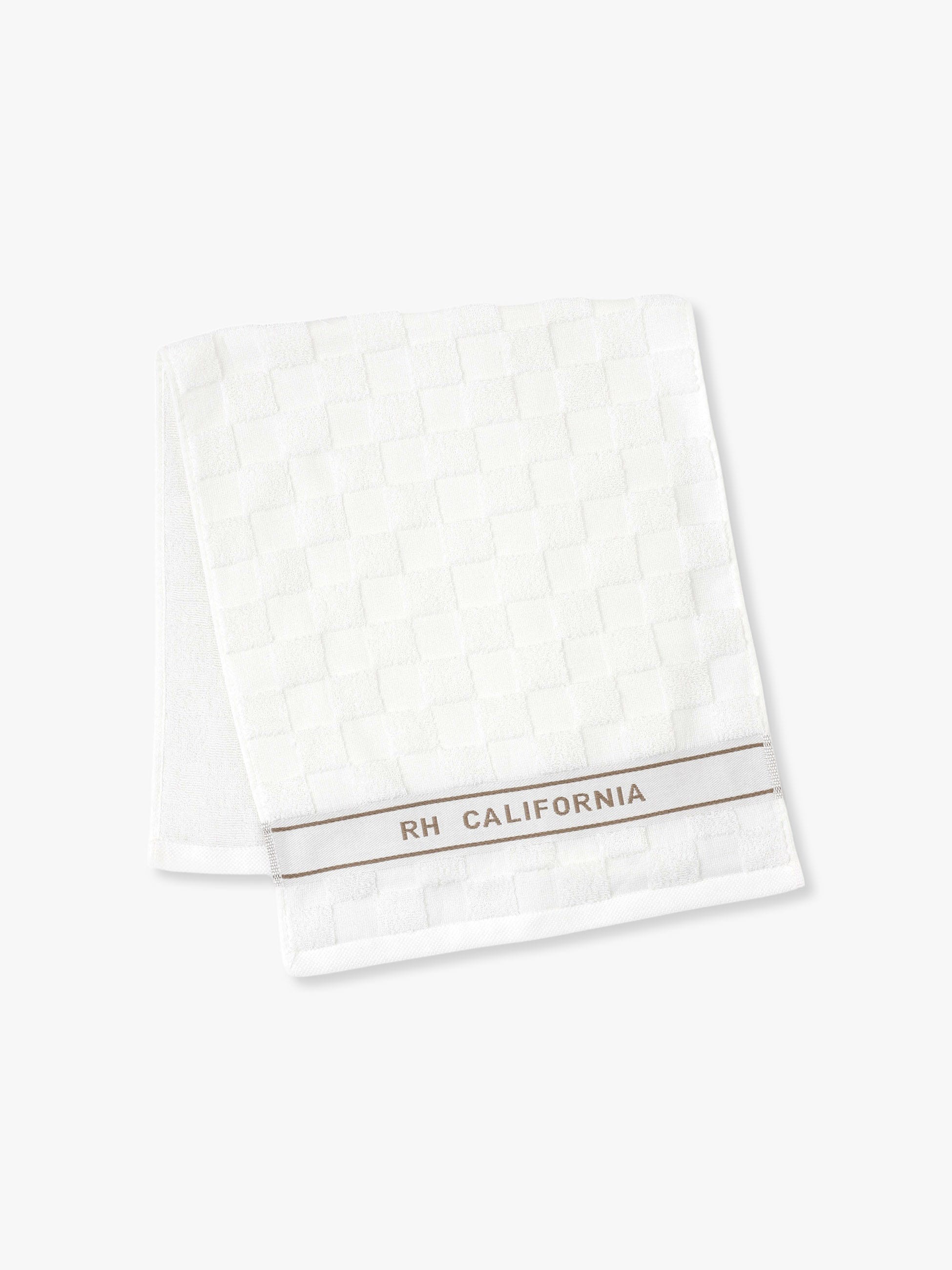 White Checkered Flag Face Towel｜Ron Herman(ロンハーマン)｜Ron Herman
