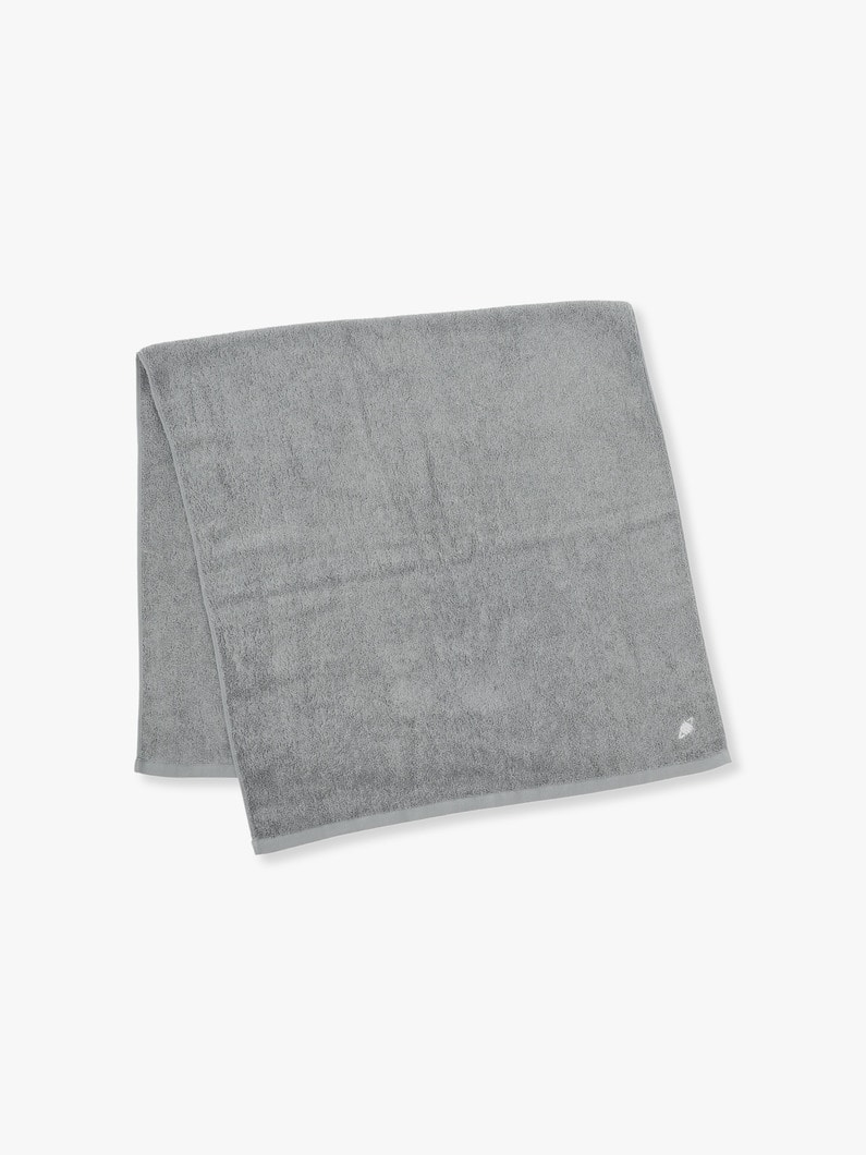 Organic Cotton Solid Bath Towel 詳細画像 gray