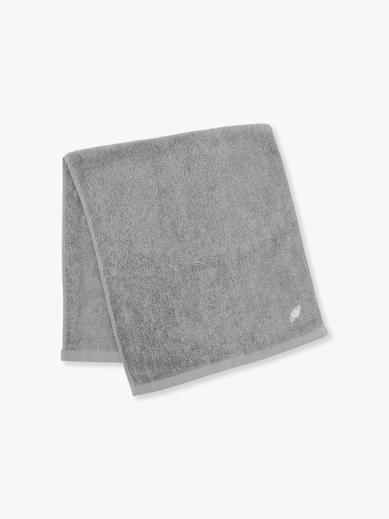 Organic Cotton Solid Face Towel 詳細画像 gray 1
