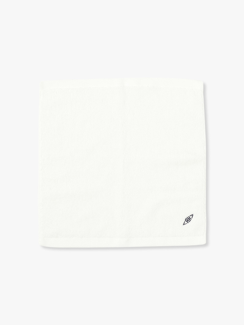 Organic Cotton Solid Wash Towel 詳細画像 white