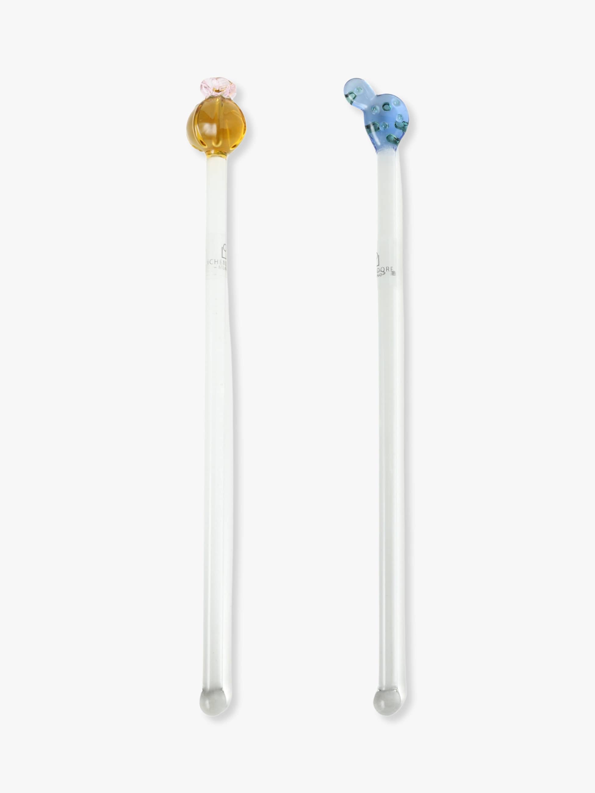 Glass Muddlers Set of 2（Blue＆Pink Flower Cactus）｜ICHENDORF(イッケンドルフ)｜Ron  Herman