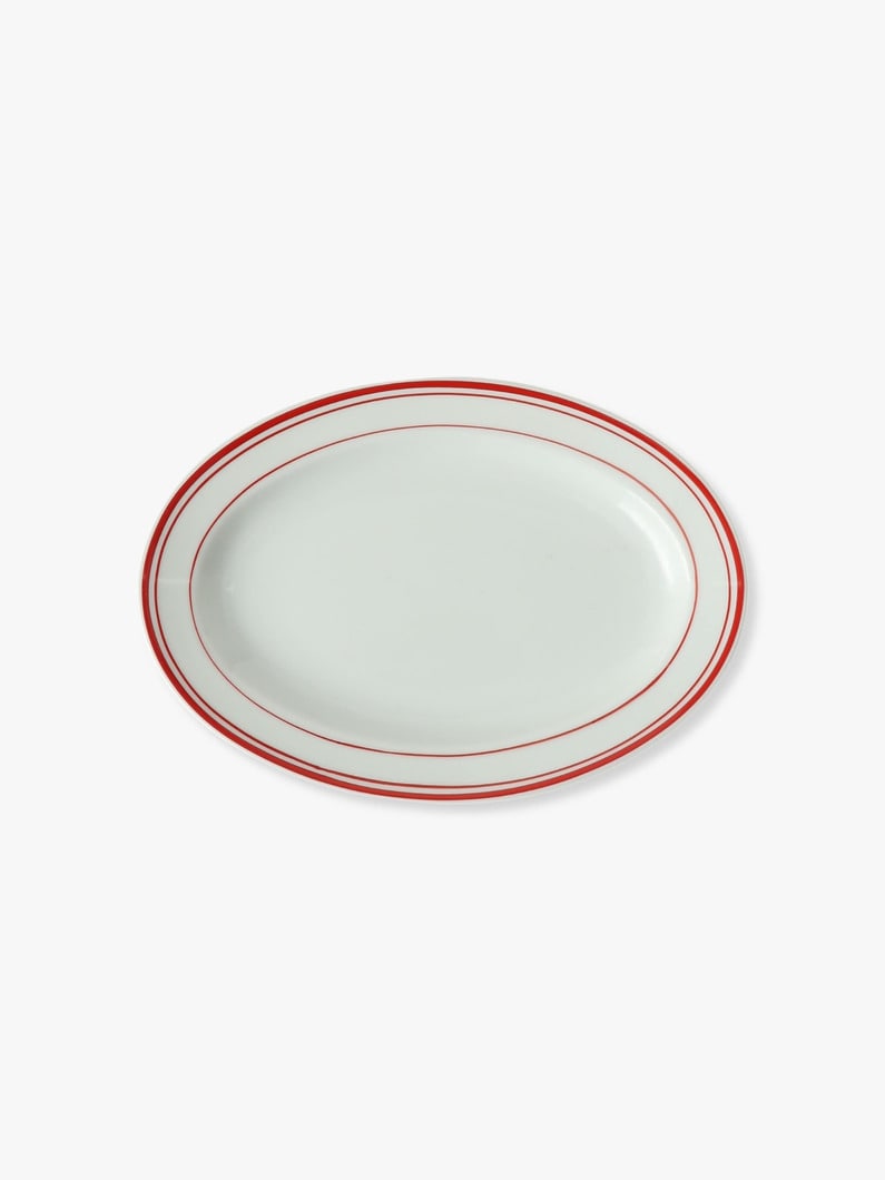 3 Line Oval Plate（S） 詳細画像 red 1