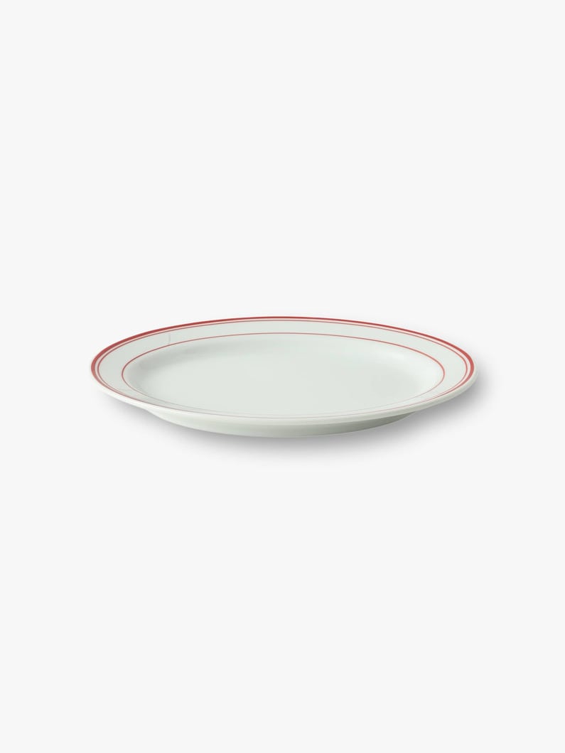 3 Line Oval Plate（L） 詳細画像 red 2