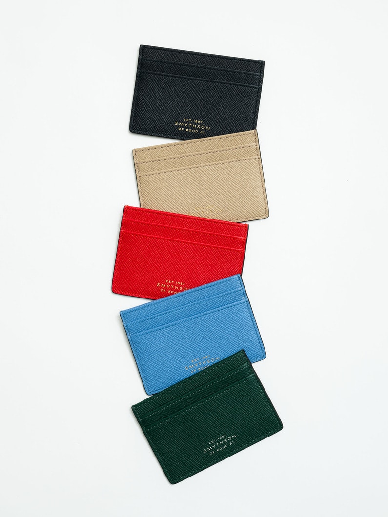 パナマ フラット カードホルダー 詳細画像 navy 5