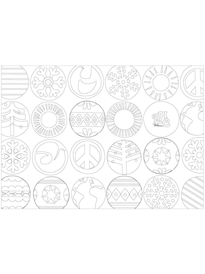 カラーリング ピクチャー（Christmas With You/オーナメント） 詳細画像 other 2