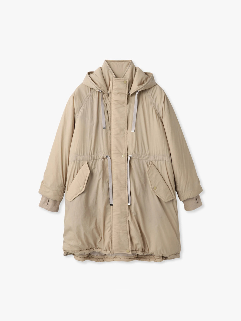 パディング フーディー コート 詳細画像 beige