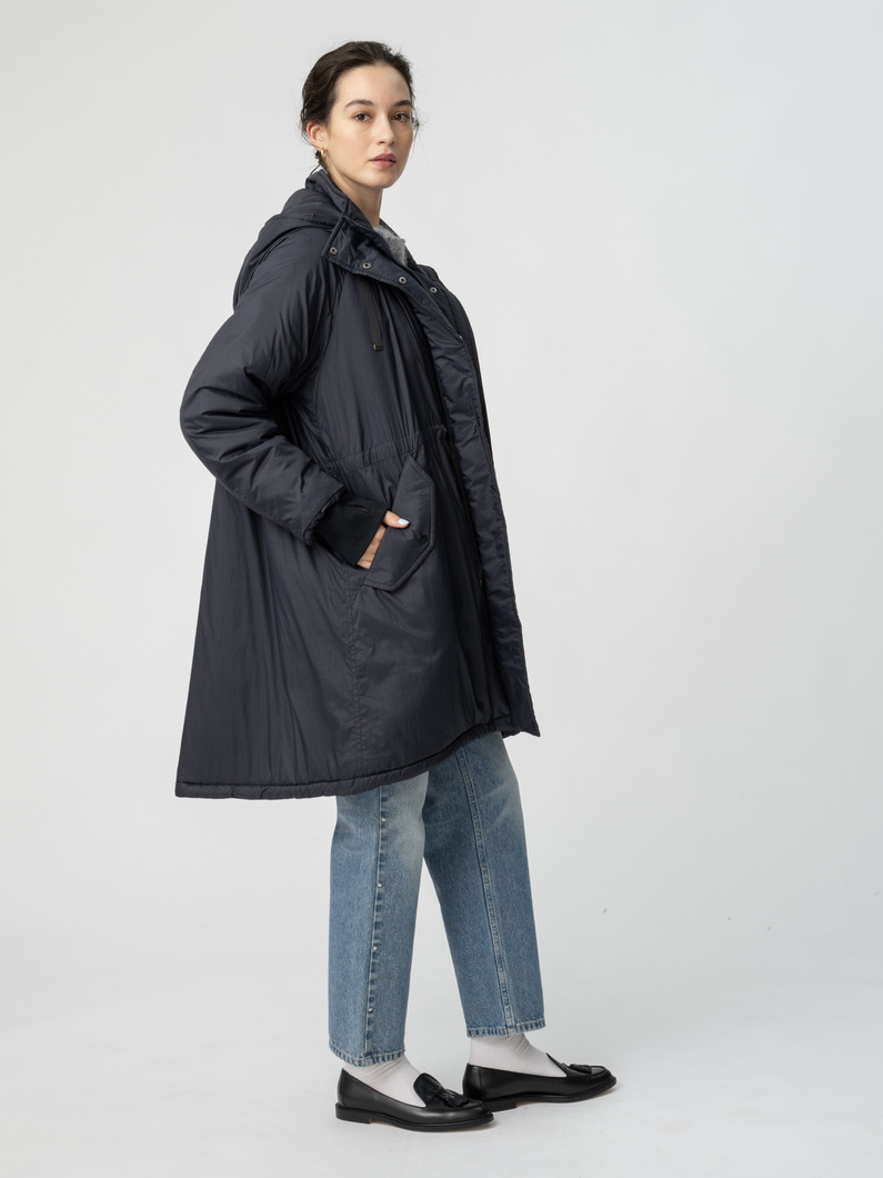 パディング フーディー コート 詳細画像 black 2