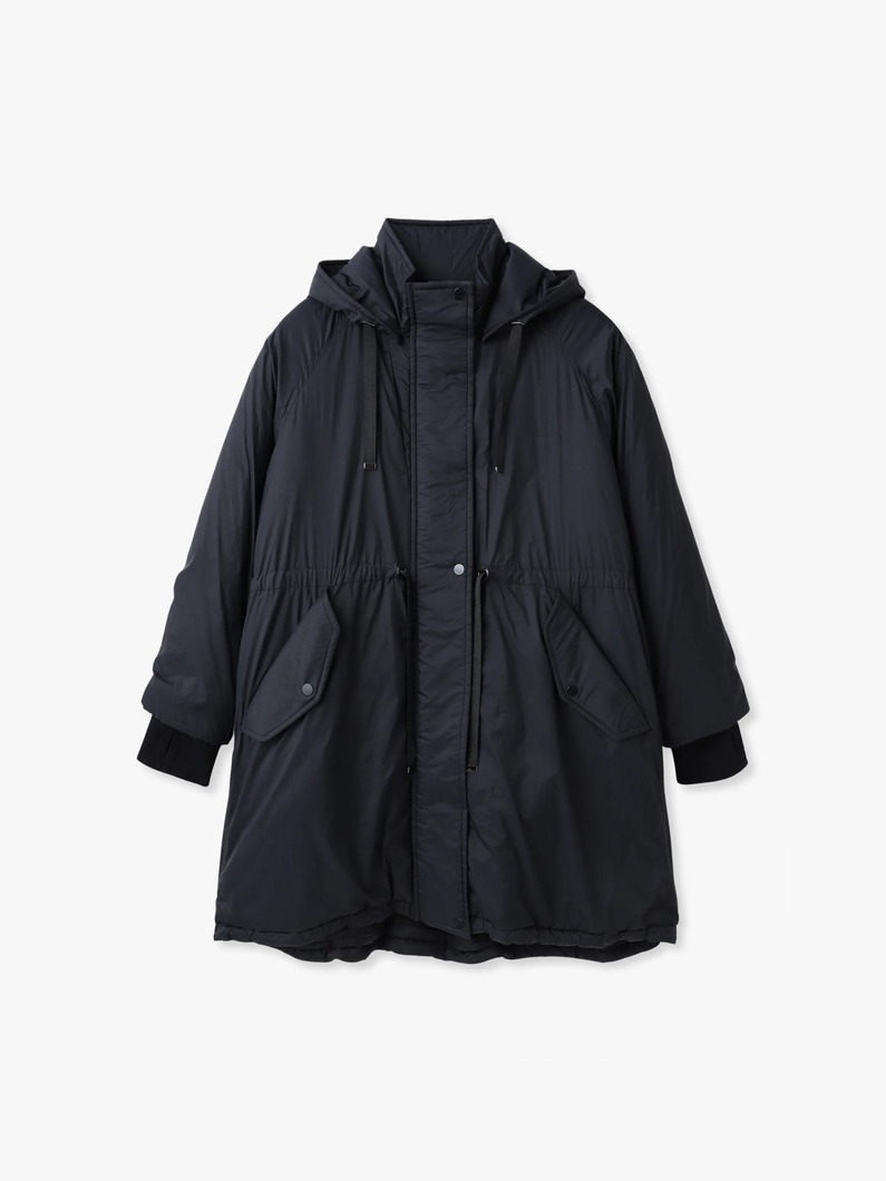 パディング フーディー コート 詳細画像 black 4