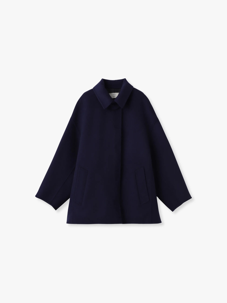 リュクスシャルムビーバー ショートコート 詳細画像 dark blue 4