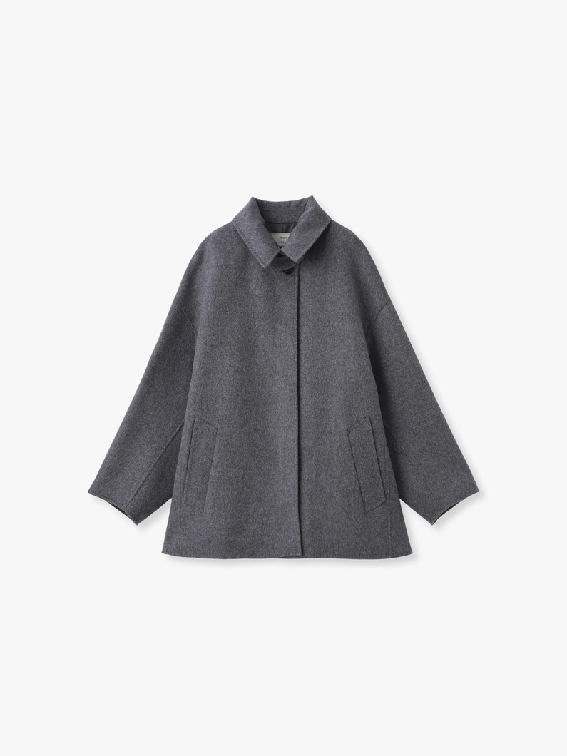 リュクスシャルムビーバー ショートコート 詳細画像 light gray 5