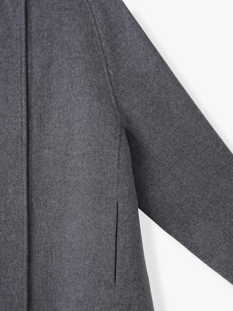 リュクスシャルムビーバー ミディアム コート 詳細画像 light gray 2