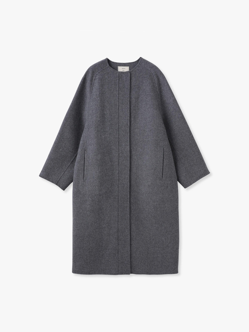 リュクスシャルムビーバー ミディアム コート 詳細画像 light gray 4