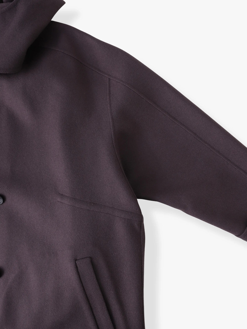 ダブルメルトン ショート トレンチコート（VL-16-208） 詳細画像 brown 2