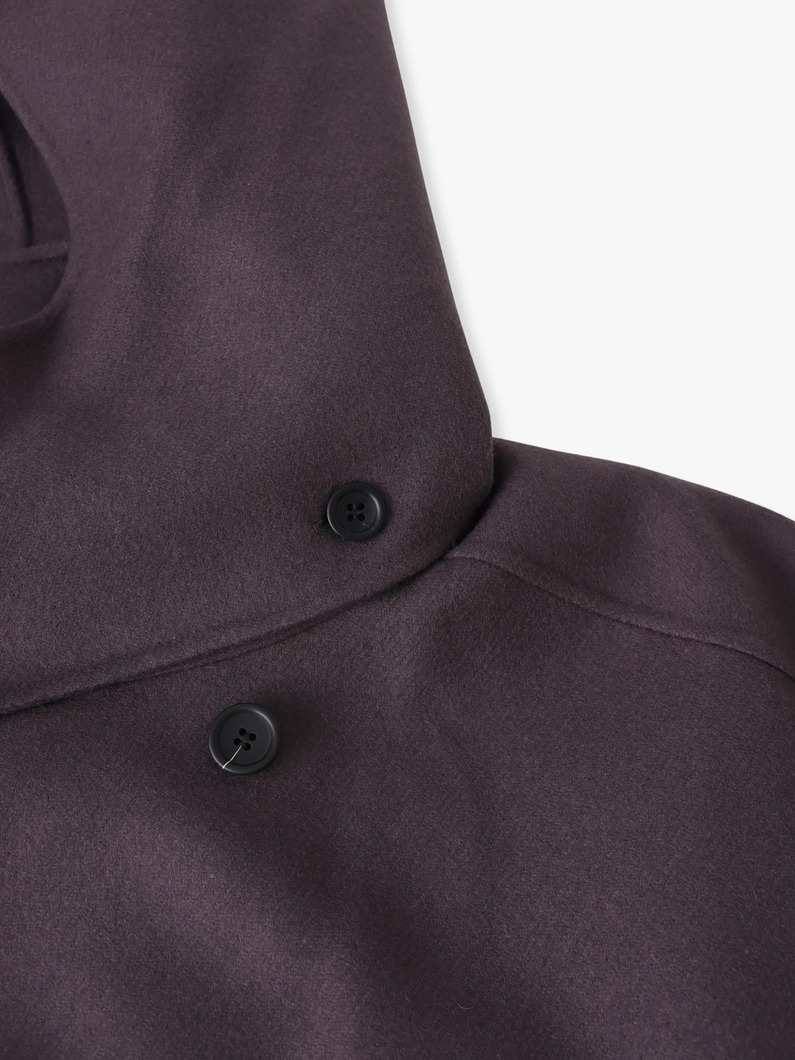 ダブルメルトン ショート トレンチコート（VL-16-208） 詳細画像 brown 3