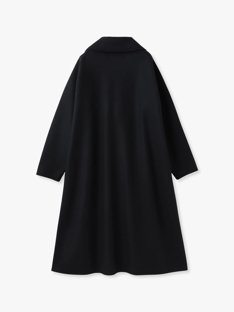 ウールナイロン フレアロングコート 詳細画像 red 1