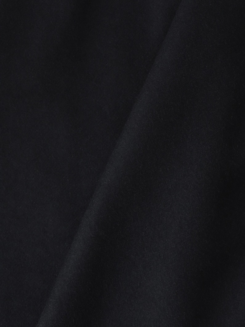 ウールナイロン フレアロングコート 詳細画像 red 4