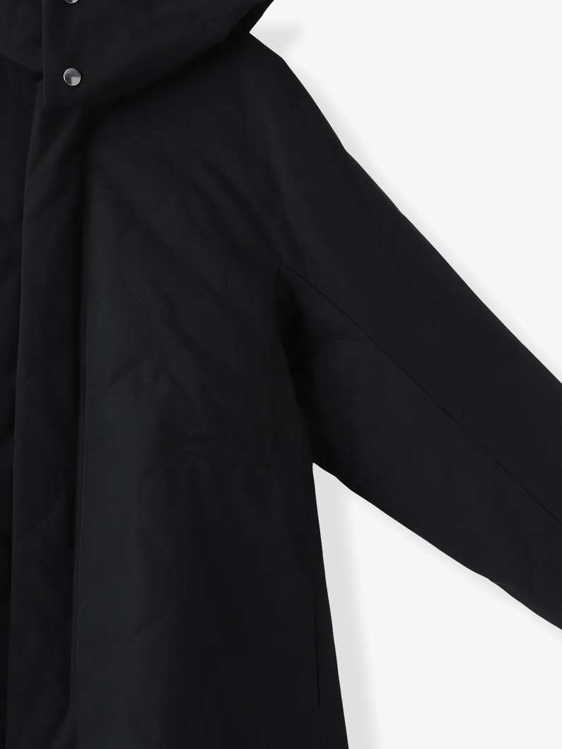 キルティング ミディアムコート 詳細画像 black 2