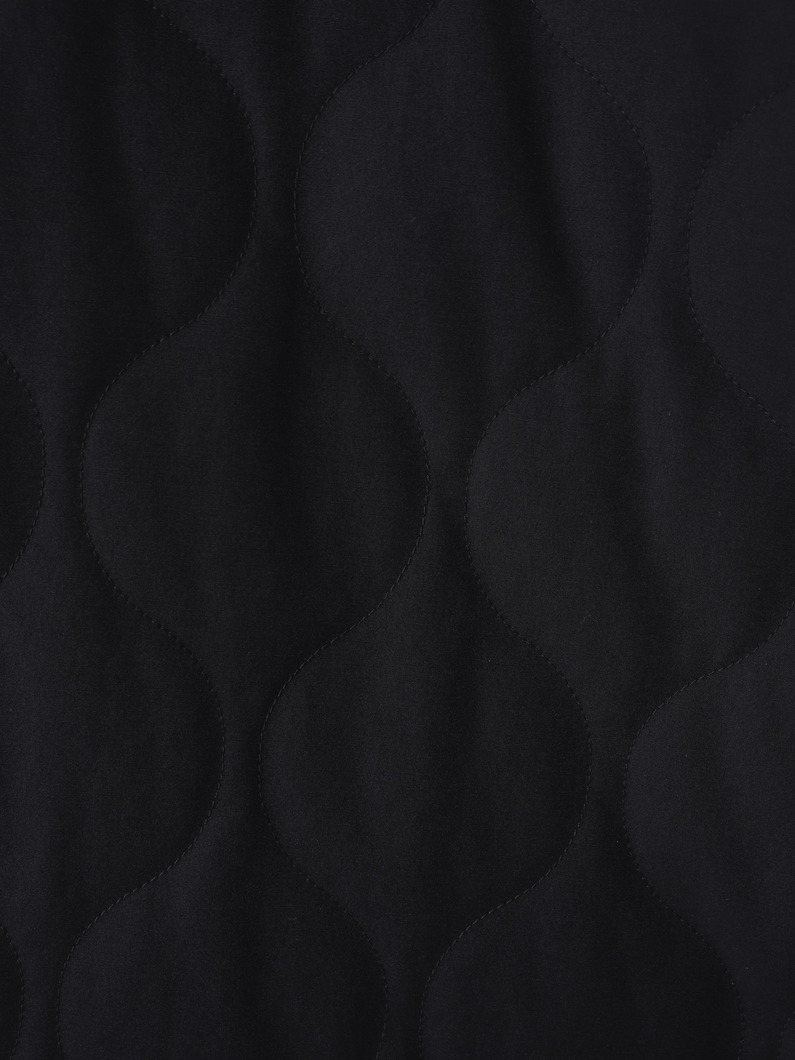 キルティング ミディアムコート 詳細画像 black 5