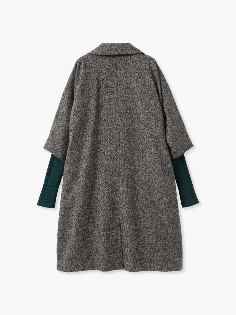 グローブ セット ツイードロングコート 詳細画像 gray 1