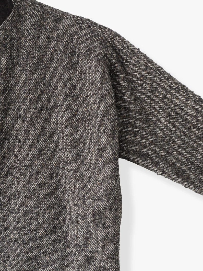 グローブ セット ツイードロングコート 詳細画像 gray 3