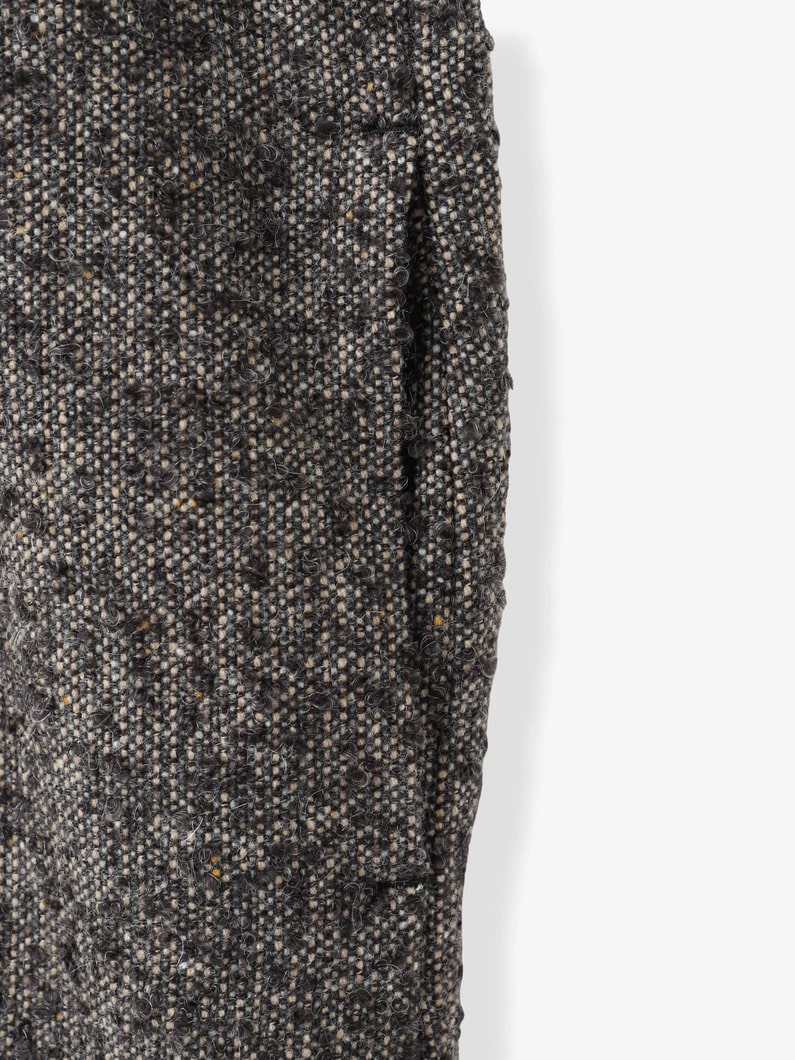 グローブ セット ツイードロングコート 詳細画像 gray 4