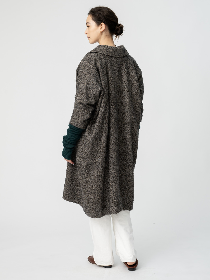 グローブ セット ツイードロングコート 詳細画像 gray 3