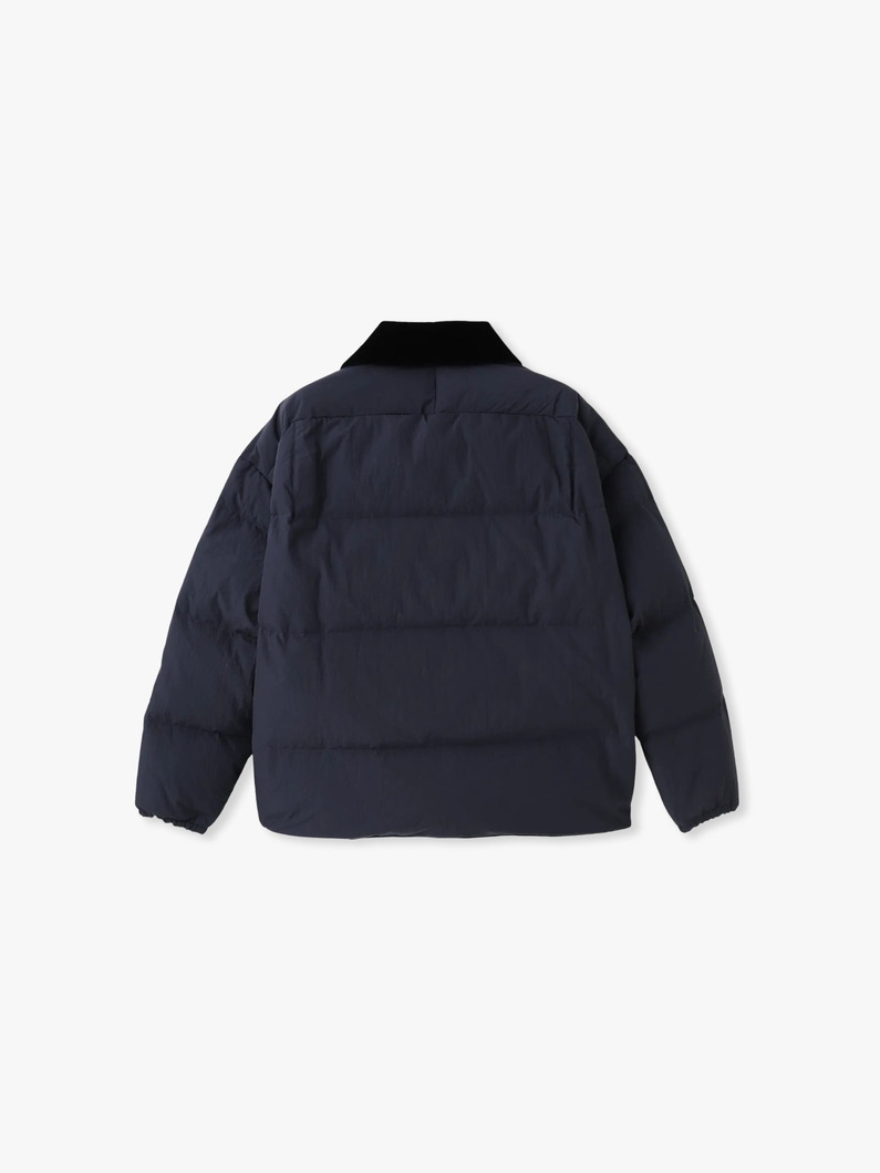 ベロアカラー ダウンジャケット 詳細画像 brown 1