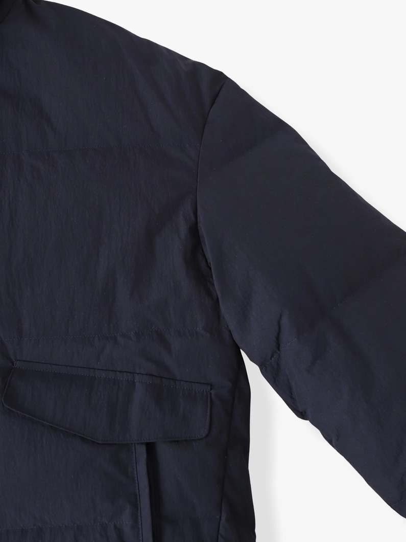 ベロアカラー ダウンジャケット 詳細画像 brown 2