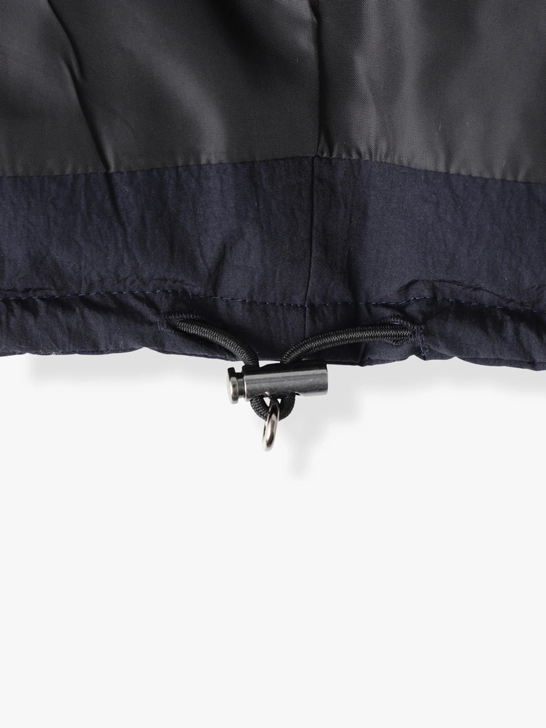 ベロアカラー ダウンジャケット 詳細画像 brown 4