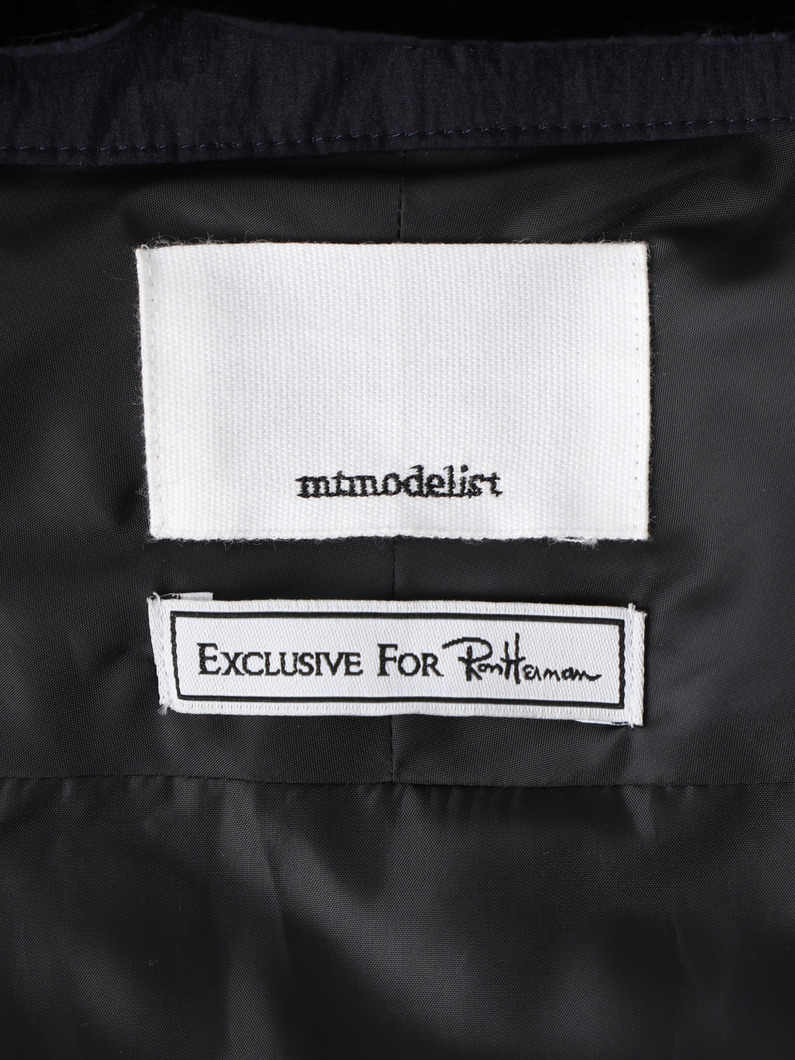 ベロアカラー ダウンジャケット 詳細画像 brown 6