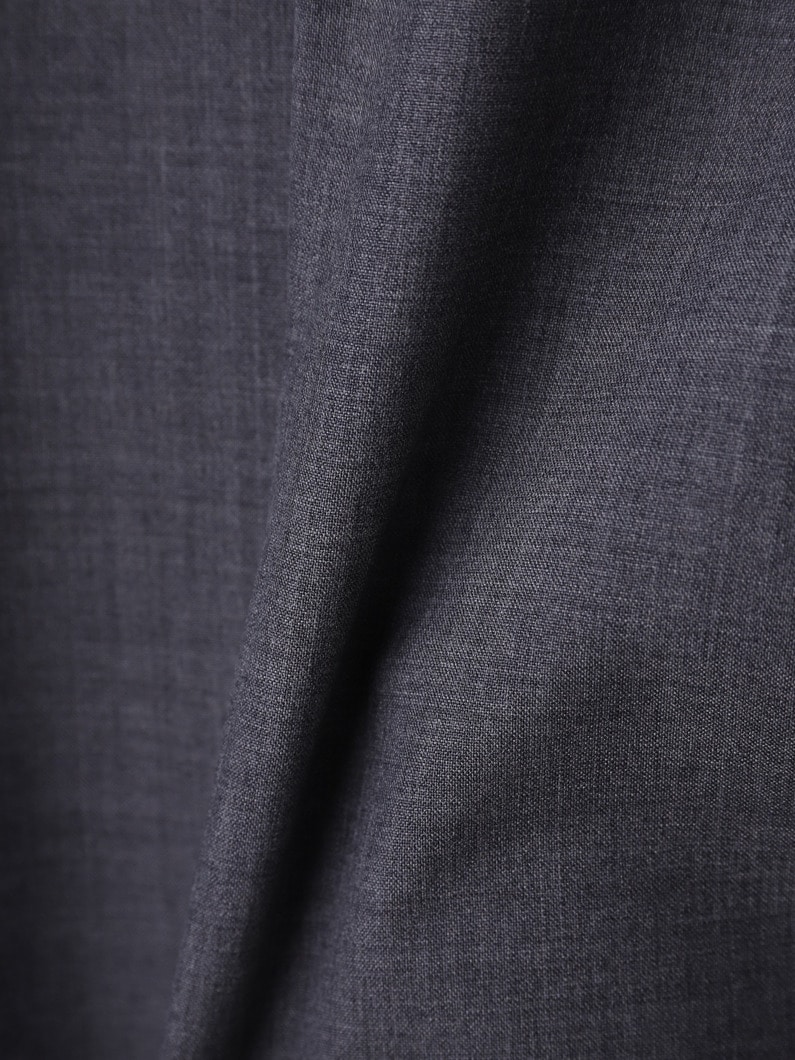 フォルムダウン ショールカラー コート（トップグレー） 詳細画像 top gray 4