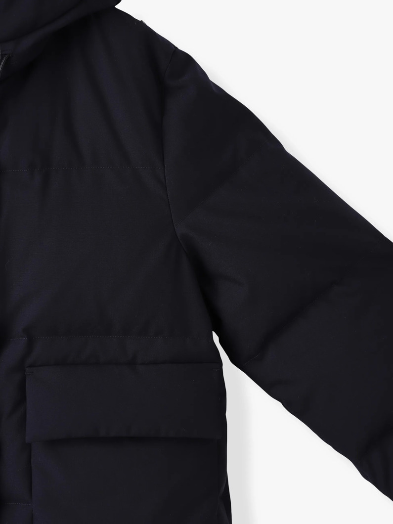 フォルムダウン フーディーコート（ネイビー） 詳細画像 navy 2