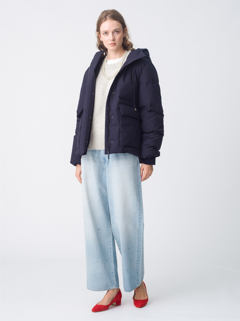 フォルムダウン フーディーコート（ネイビー） 詳細画像 navy 3