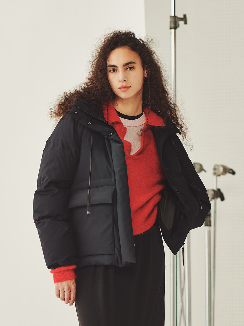 フォルムダウン フーディーコート（ネイビー） 詳細画像 navy 4