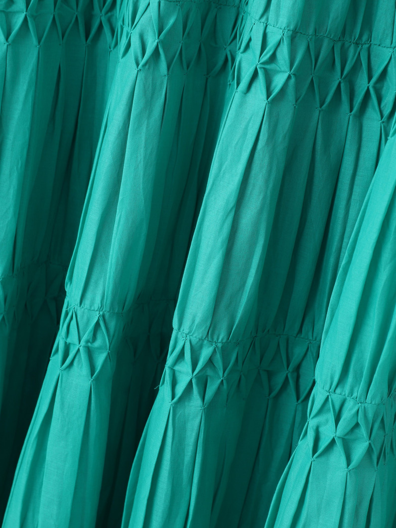 ワーリス ピンタックドレス（グリーン） 詳細画像 green 4