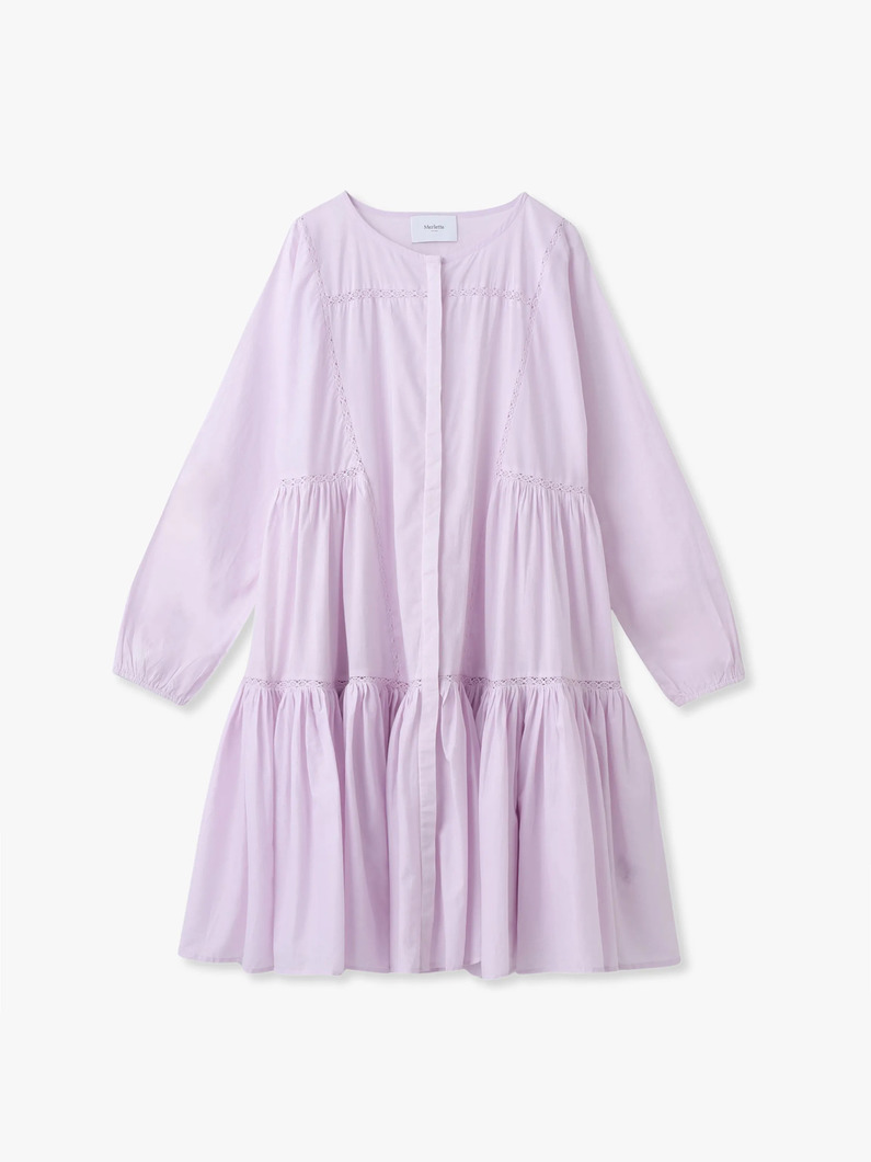 ベーダ バルーンスリーブミディドレス 詳細画像 pink 1