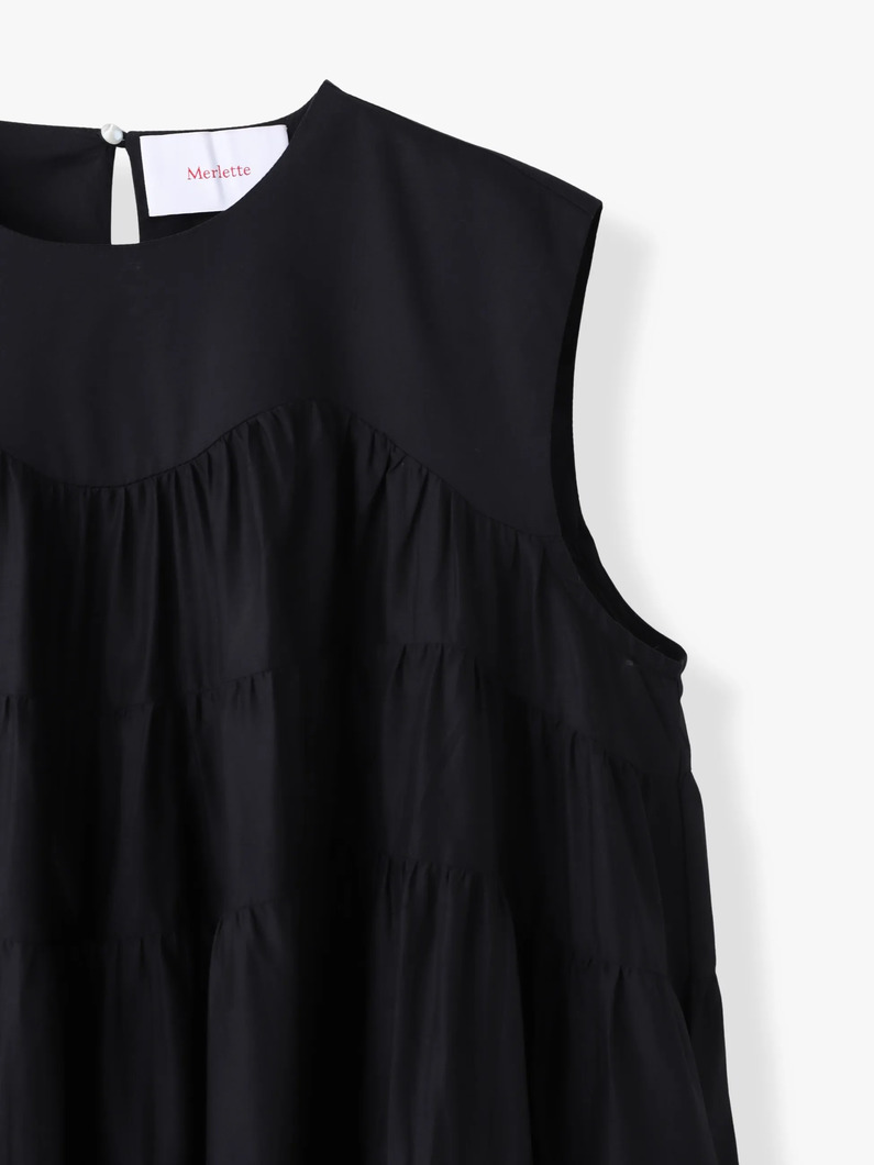 ラナイ スリーブレスミニドレス 詳細画像 black 2