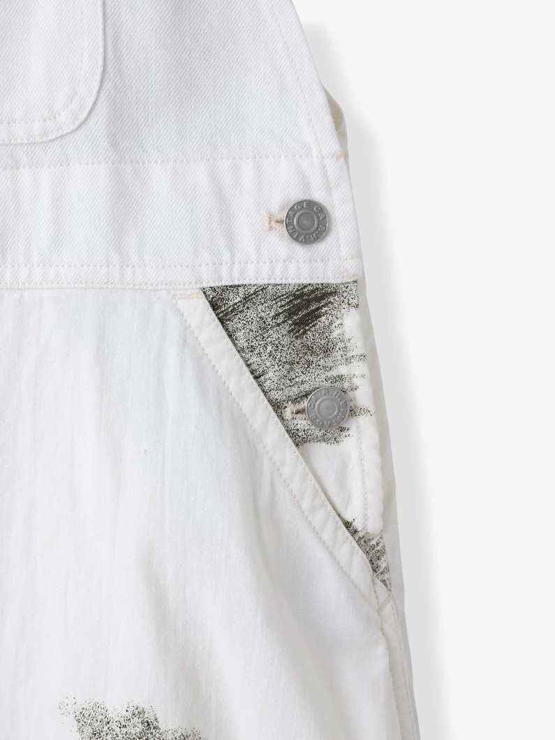 スノーカモ ジャンパースカート 詳細画像 white 3